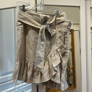 Isabel Etoile Marant linen wrap skirt